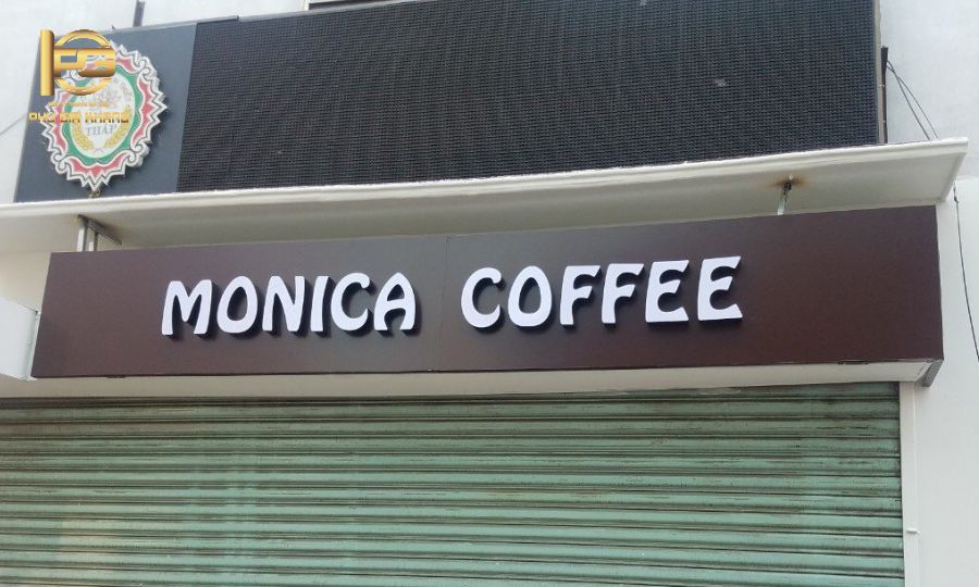 BẢNG HIỆU CHỮ NỔI MONICA COFFEE PHÚ NHUẬN