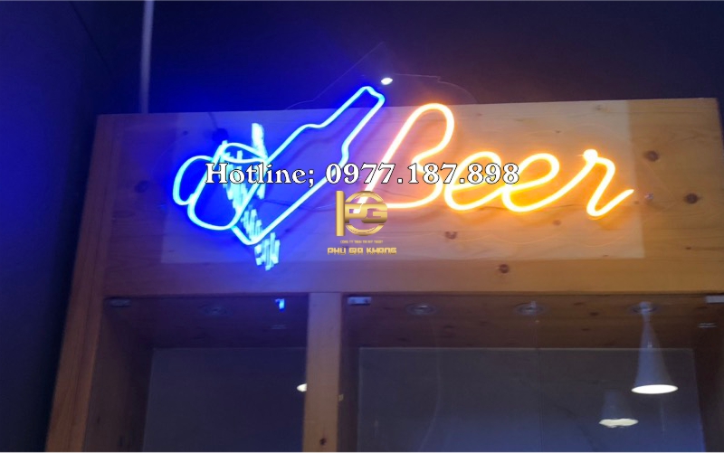 thi công neon led trang trí giá rẻ chắt lượng